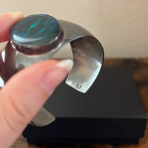 Western Turquoise Sterling Silver Abalone Jewelry - Picture 11 of 15